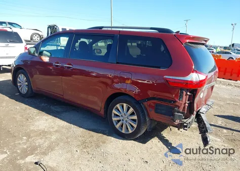 2016 Toyota Sienna Limited Premium 7 Passenger from USA, damaged, VIN 5TDDK3DC0GS132653